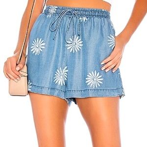 NWT Splendid x Margherita Daisy Chambray Shorts